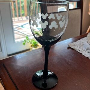 Mickey Mouse wine glass